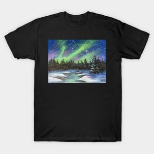 Aurora Borealis Northern Lights T-Shirt